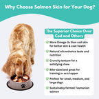 Australian Salmon Skin Dog Treats
