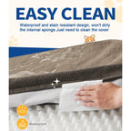 Large Dog, Pet,  Orthopedic, Cushioned Bed - Waterproof, EZ clean,  Washable Removable Cover