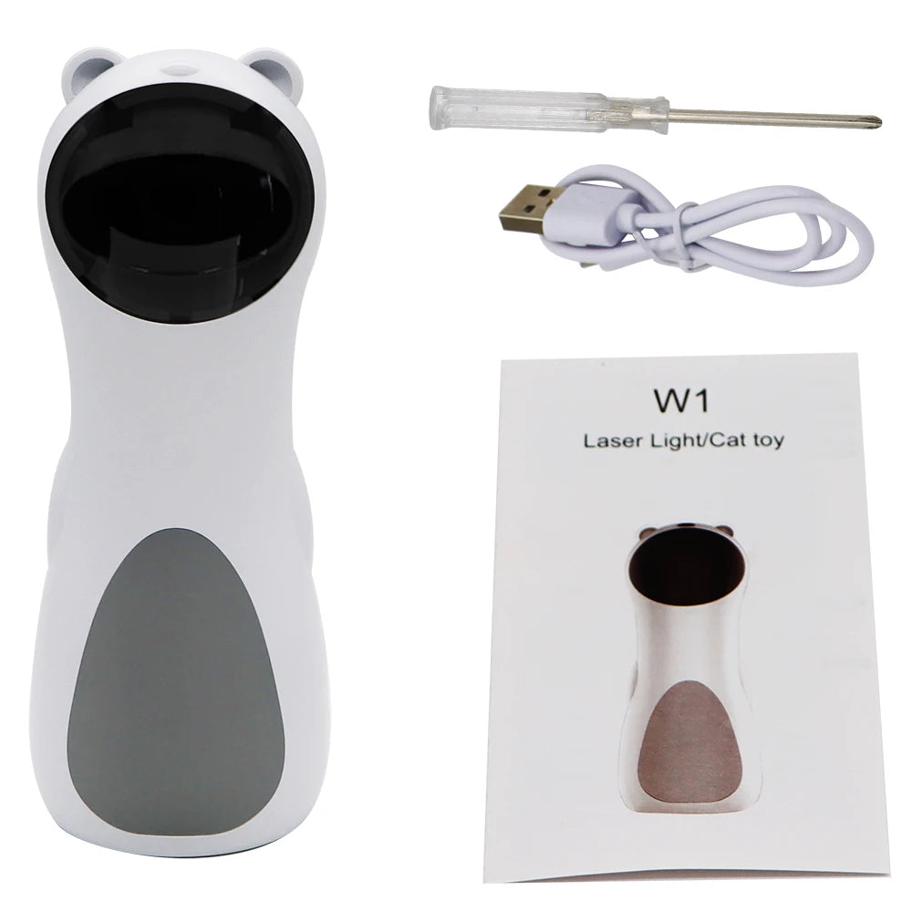 Multi-Angle Cat LED Laser Toy, Interactive Play for cats, exercise, entertaining and training