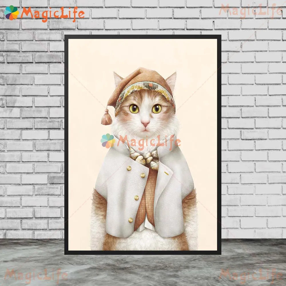 Pet Cat Posters for Wall Decoration