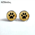 Paw Print Earrings for Dog Lovers