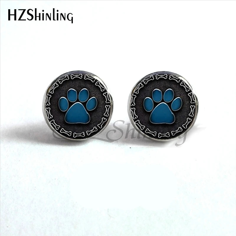 Paw Print Earrings for Dog Lovers