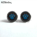 Paw Print Earrings for Dog Lovers