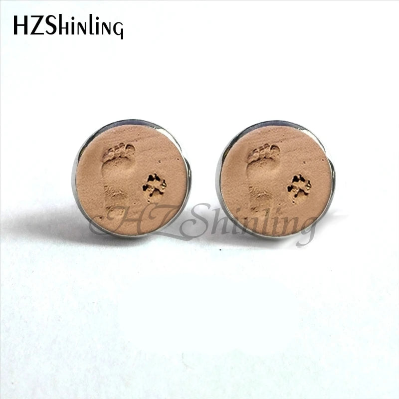 Paw Print Earrings for Dog Lovers