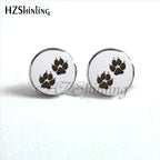 Paw Print Earrings for Dog Lovers