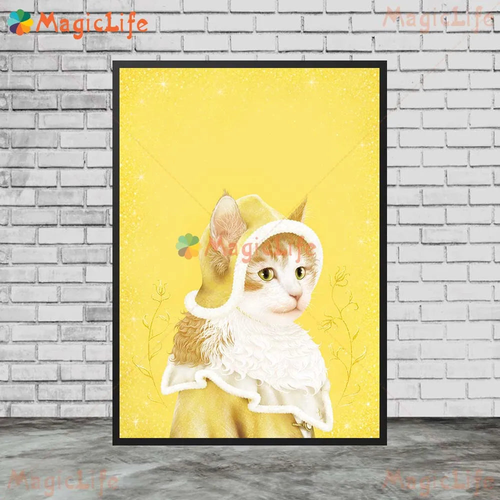 Pet Cat Posters for Wall Decoration