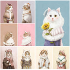 Pet Cat Posters for Wall Decoration