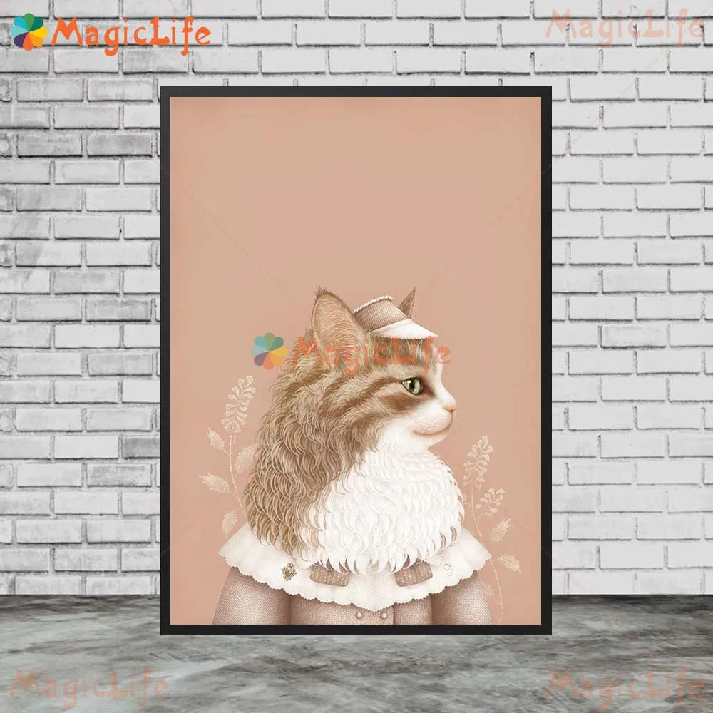 Pet Cat Posters for Wall Decoration
