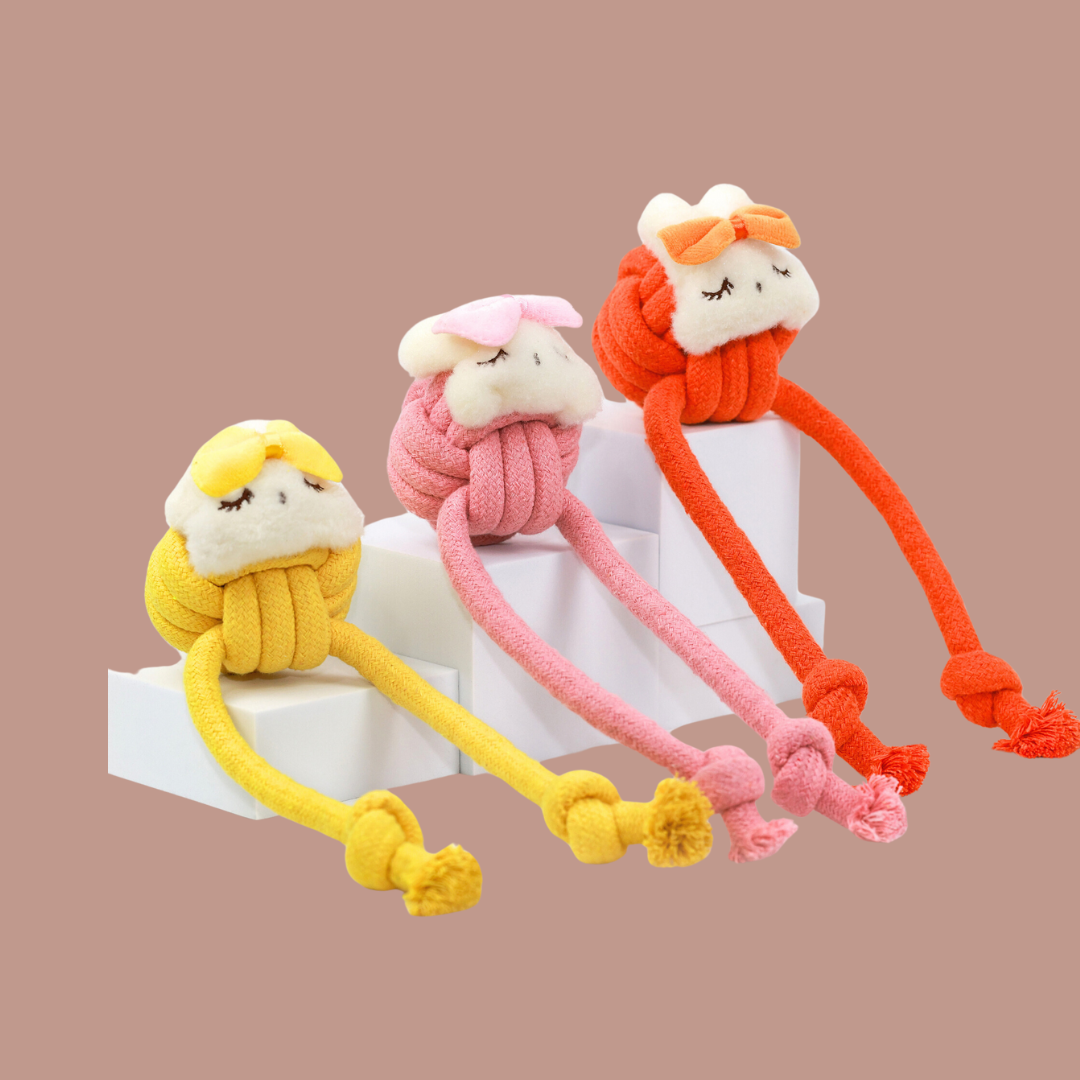 Mimi Dog Tug Toys – Durable Playtime 3 Pac