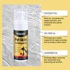 Pet Skin Care Spray Relief for Dogs/Cats, Treats  Flea Lice Skin Scratching and Licking, Portable Pet Wound Spray
