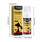 Pet Skin Care Spray Relief for Dogs/Cats, Treats  Flea Lice Skin Scratching and Licking, Portable Pet Wound Spray
