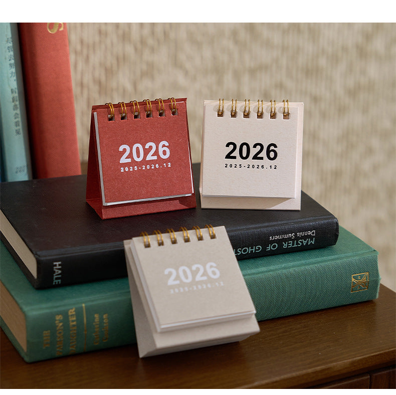 2026 Desk Calendar Kawaii Mini Calendar Books, Daily To-Do List,  Daily Monthly Yearly Planner,  Time Manegement Calendar