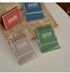 2026 Desk Calendar Kawaii Mini Calendar Books, Daily To-Do List,  Daily Monthly Yearly Planner,  Time Manegement Calendar