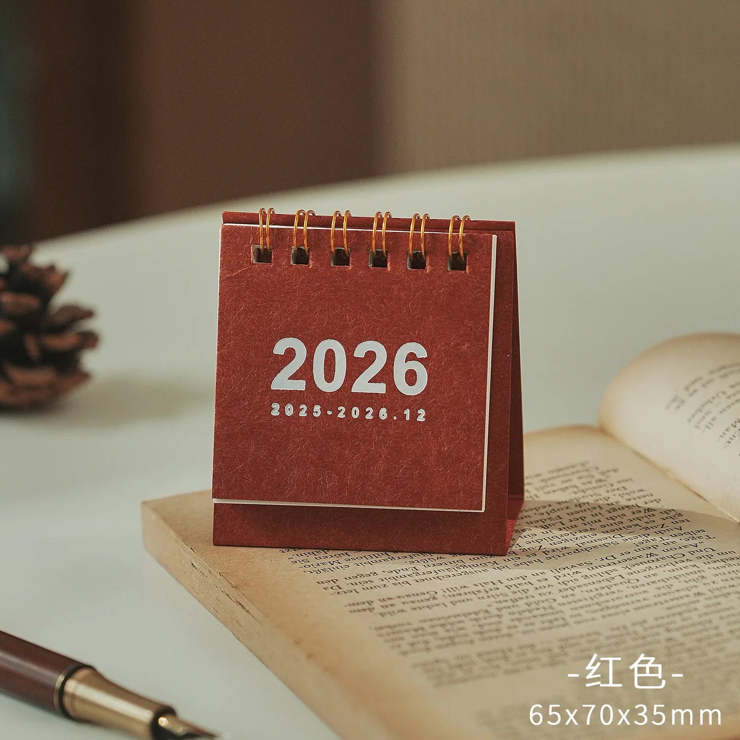 2026 Desk Calendar Kawaii Mini Calendar Books, Daily To-Do List,  Daily Monthly Yearly Planner,  Time Manegement Calendar