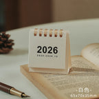 2026 Desk Calendar Kawaii Mini Calendar Books, Daily To-Do List,  Daily Monthly Yearly Planner,  Time Manegement Calendar