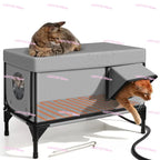 Waterproof, insulated,. heated,  Outside or indoor unheated environments, for small or extra large Pets