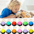 4, 6 or 8 PCS Dog Communication Voice Recording Buttons for Pet Training, 30 Second  Record/playback