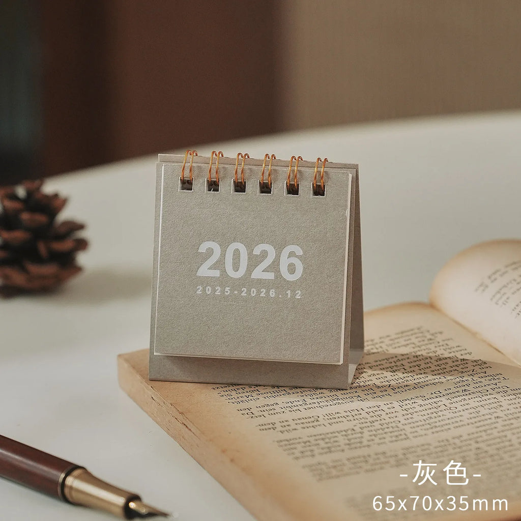 2026 Desk Calendar Kawaii Mini Calendar Books, Daily To-Do List,  Daily Monthly Yearly Planner,  Time Manegement Calendar