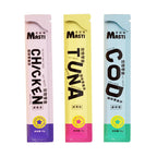 10pcs Cat Pet Snacks 15g/Stripe Liquid Wet Grain Tuna, Chicken, Cod choice flavors, Excellent Stocking stuffers, healthy