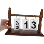 Desk Calendars for Office, Flip Calendar Perpetual Desktop Calendar 2026 Cute Flip Calendar, Home Decor