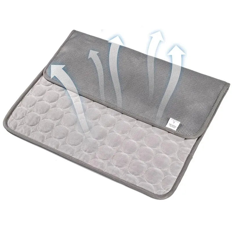 Pet Ice Mats - Summertime  -  Cool Nest Bed for Cat,  Small Dog                                                                                                                              - Cooling Small Dogs Pets Durable Sofa Cooling Pad Blanket