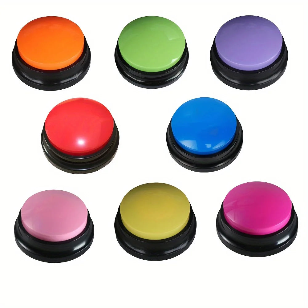 4, 6 or 8 PCS Dog Communication Voice Recording Buttons for Pet Training, 30 Second  Record/playback