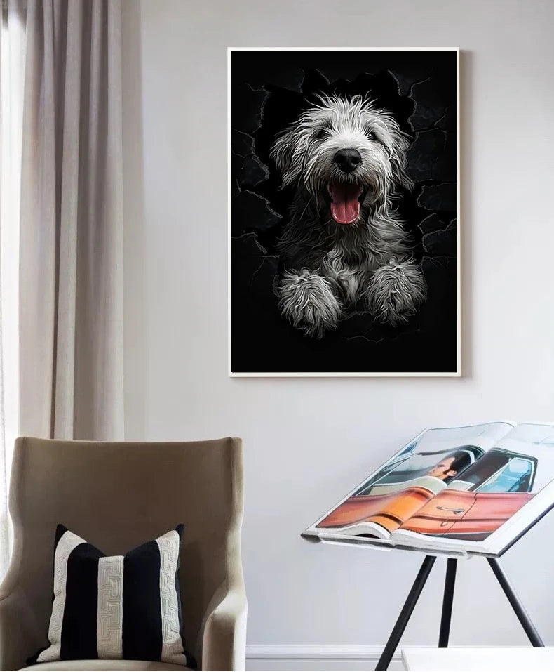 Funny Dog Posters for Wall Decoration