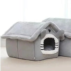 Indoor Warm Dog House - Tent House - Soft Bed  - Removable and Washable Bottom Cushion