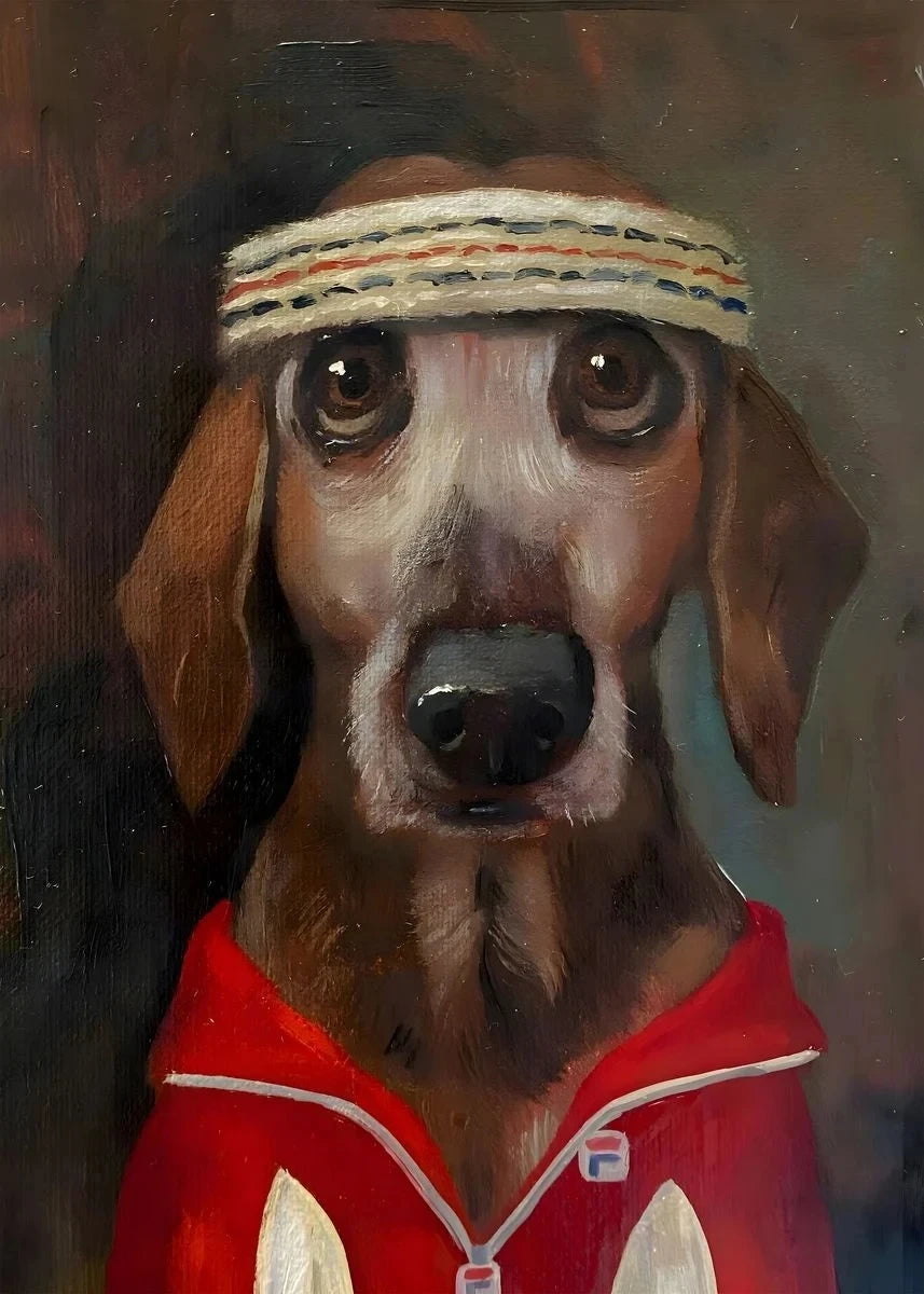 Funny Animals Personify Poster Print Cat Dog Rabbit Hamster Eat Something Canvas Painting Wall Art for Living Room Home Decor