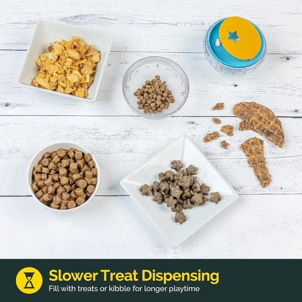 IQ Ball Dog Cat Treat Dispenser Interactive Toy - Slow Feeder