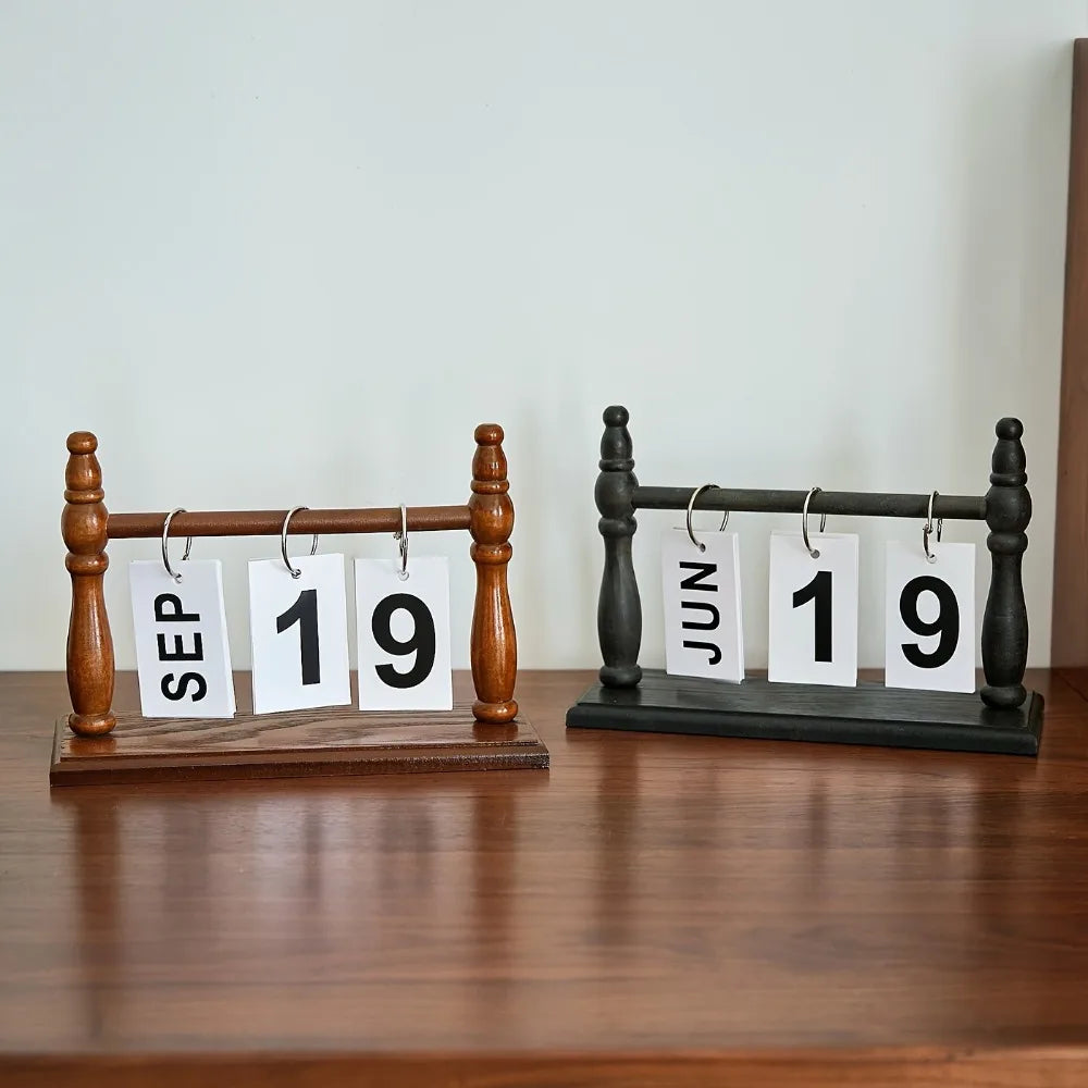 Desk Calendars for Office, Flip Calendar Perpetual Desktop Calendar 2026 Cute Flip Calendar, Home Decor