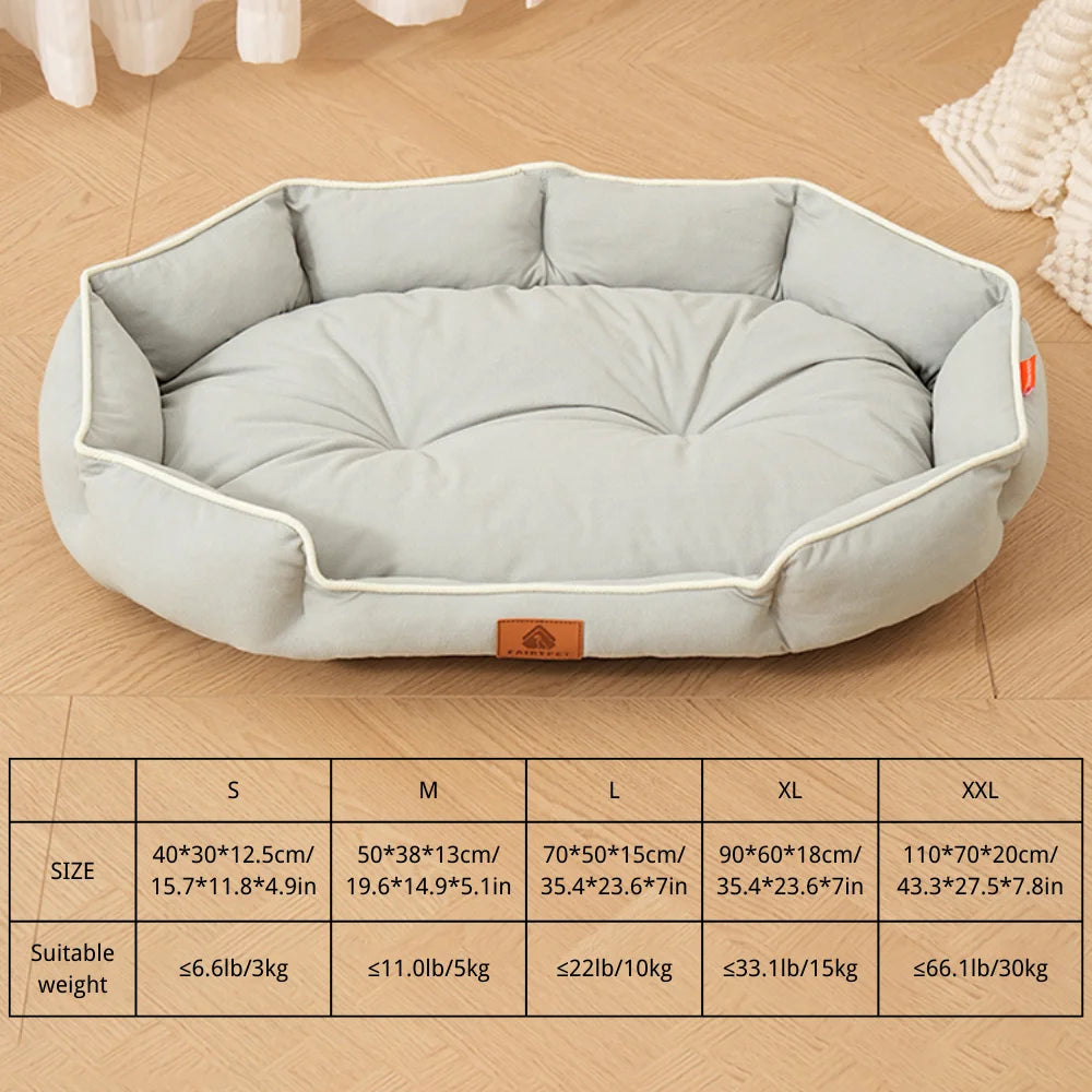 Dog Bed Sofa for Various  Dog sizes - Washable Orthopedic Soft Durable Dog - Anti-Slip Bottom