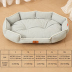Dog Bed Sofa for Various  Dog sizes - Washable Orthopedic Soft Durable Dog - Anti-Slip Bottom