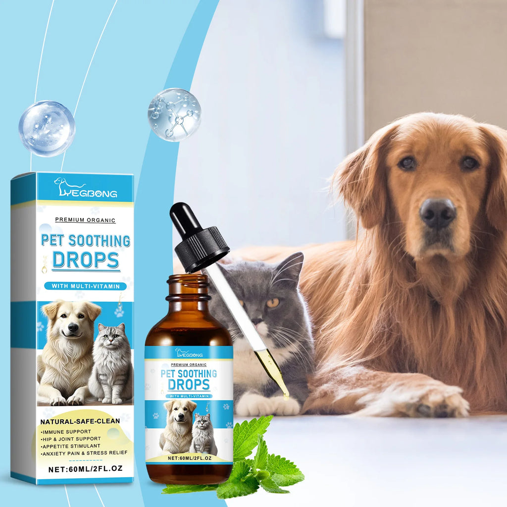 Immunity Boost Care Drops, Relieves Pet Stress and Pain, Enhance Pets' Immunity for Dogs and Cats