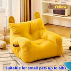 Cat Sofa Bed with Cartoon Design, Detachable Washable for Indoor Cats, Support Up To 2.72KG