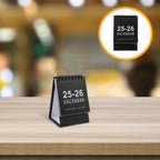 Mini Desk Calendar Small Desktop Calendar,  Standing Mini Flip Spiral Calendar, For Home, Office or Classroom