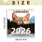 2026 Cat Calendar For Cat Lovers, Humor Cats & Kitten  Calendar, 2026 Monthly Wall Hanging Calendars