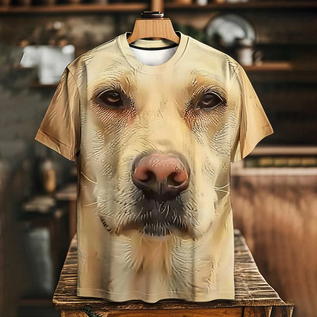 Cute Dog Breed Tee or T-Shirt for men realistic print
