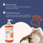 8 fl oz 200ML SALMON OIL for Pets (Dog and Cats),  Natural No Chemical Treatment, 21 Omega Fatty Acids, Nutritional Supplements
