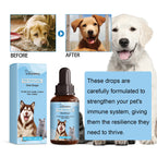 Pet Health Drops for Cats and Dogs, Provides Balanced Nutrition, Enhance Puppy/Kitten Disease Immunity,Multi Vitamin Pet Health Supplements