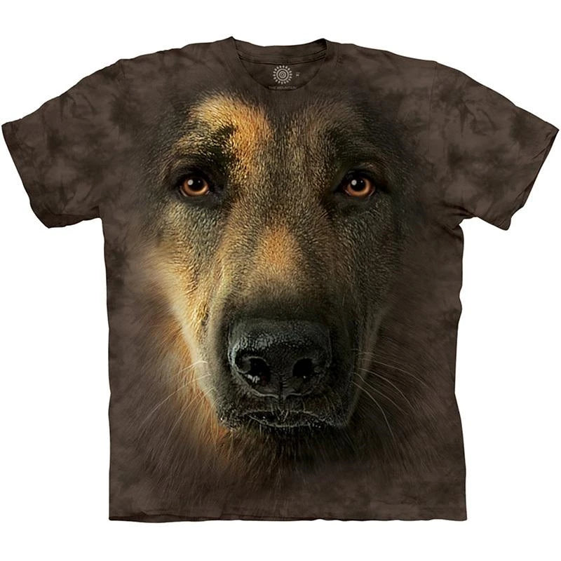 Cute Dog Face Graphics T Shirts Summer Fashion Short Sleeve Funny 3D Animals Printed T-shirts Mens Casual Loose Harajuku Tees