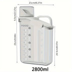 Dry food for dogs cats - moisture-proof pet food storage container - Cup measure markings