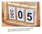 Desk Calendars for Office, Flip Calendar Perpetual Desktop Calendar 2026 Cute Flip Calendar, Home Decor