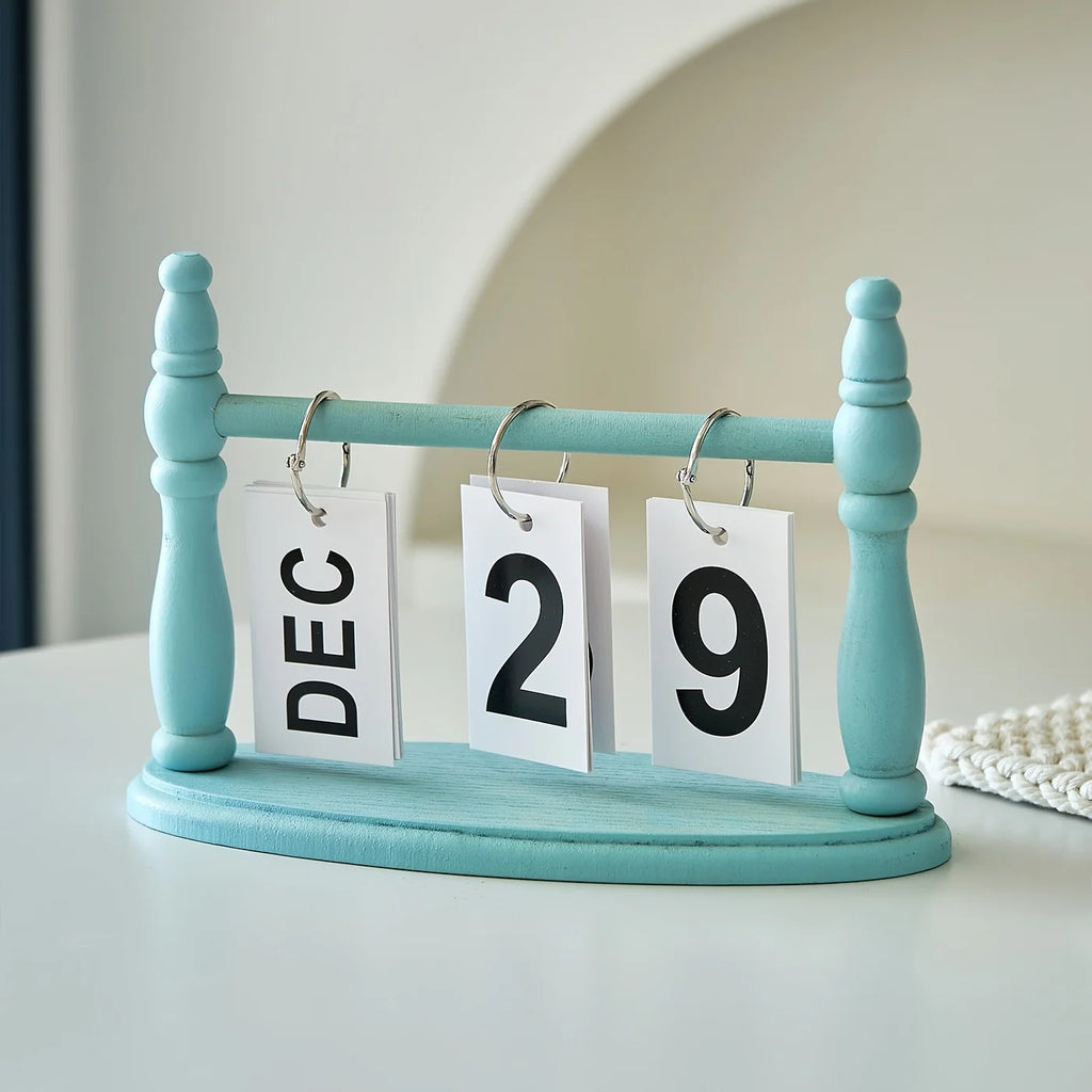 Desk Calendars for Office, Flip Calendar Perpetual Desktop Calendar 2026 Cute Flip Calendar, Home Decor