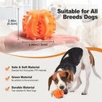 Dog Interactive Chew Treat Dispensing Ball - Self-Play, Boredom Relief, Bite-Resistant, Teeth Cleaning Pet Toy,