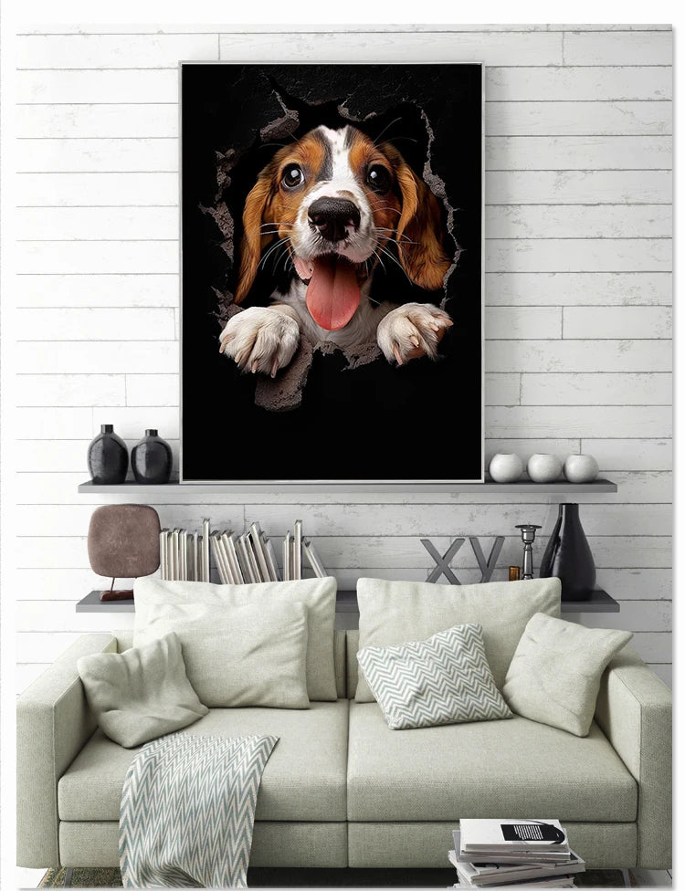 Funny Dog Posters for Wall Decoration