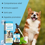Immunity Boost Care Drops, Relieves Pet Stress and Pain, Enhance Pets' Immunity for Dogs and Cats