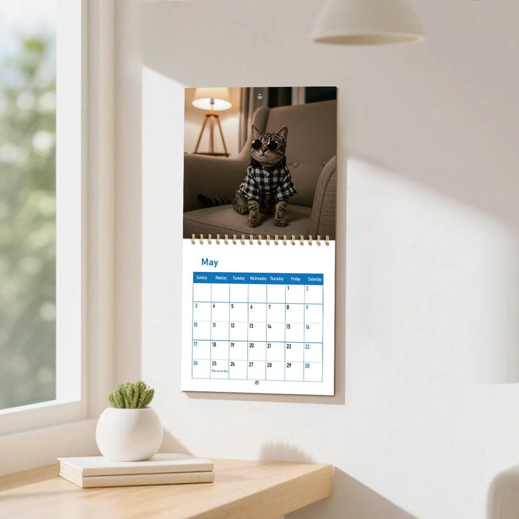  2026 Cute Cat & Dog Creative Calendar New Design,  Thoughtful New Year's Gift for Friends and Family