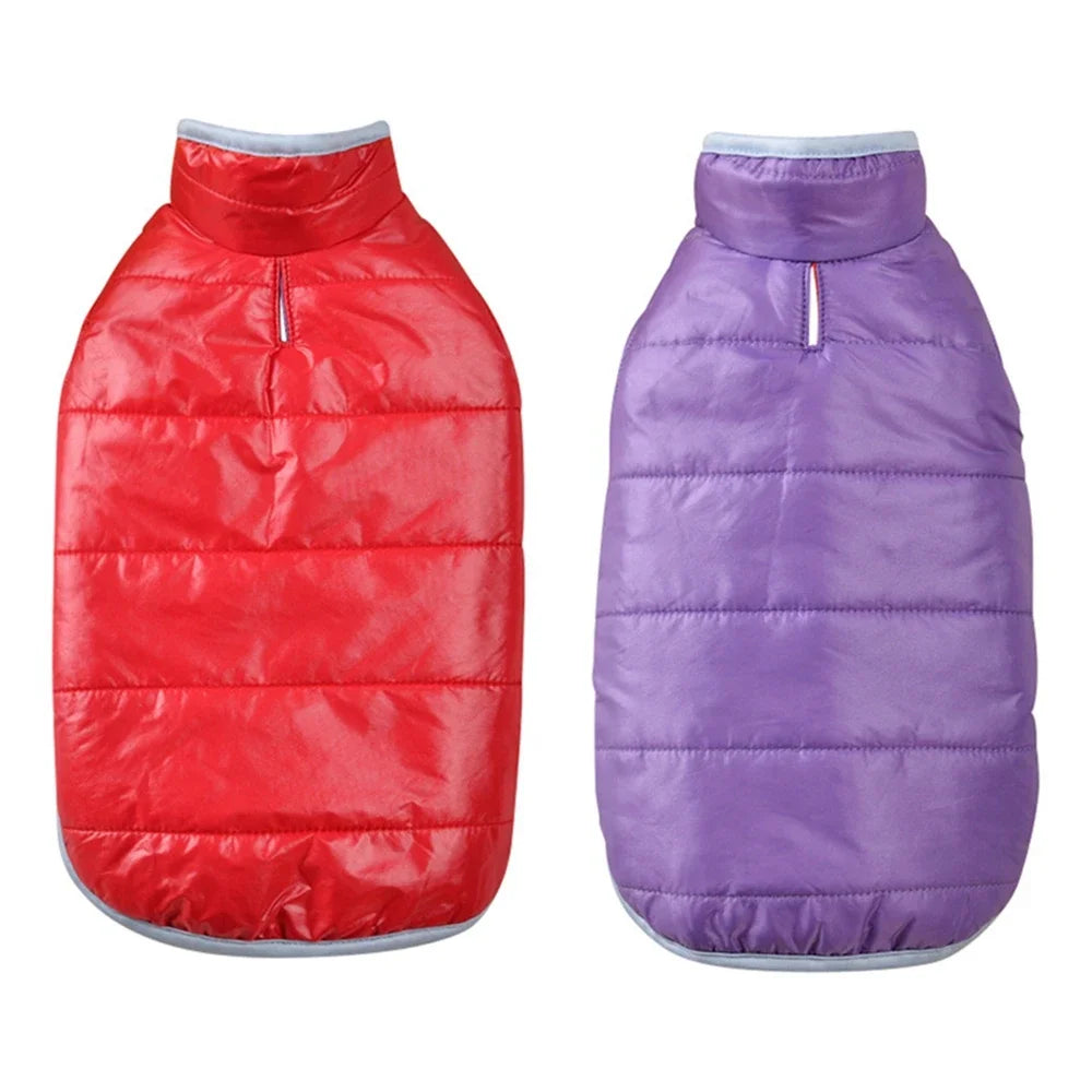 Reversible Dog Vest (Jacket), Waterproof, Winter, Cold Weather Dog Coat, Outfit for Small, Medium Dogs