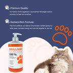 8 fl oz 200ML SALMON OIL for Pets (Dog and Cats),  Natural No Chemical Treatment, 21 Omega Fatty Acids, Nutritional Supplements